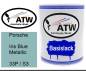 Preview: Porsche, Iris Blue Metallic, 33P / S3: 1L Lackdose, von ATW Autoteile West.